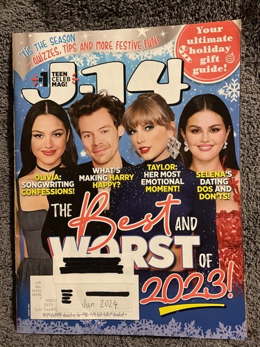 Teen Celeb Magazin J-14 Das Beste und Schlechteste von 2023 - Jan. 2024 - Bild 2 von 3
