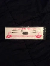 Authentic Elvis Presley Enterprises Dog Tag Anklet Rare Vintage 1956
