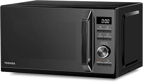 Toshiba Black Microwave 20 Liter Digital 800W Microwave Oven with 1000W Grill, C