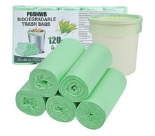 Compost Bin Bags 3L-6L Food Waste Bags,Biodegradable Small Bin Liners 120 Count.