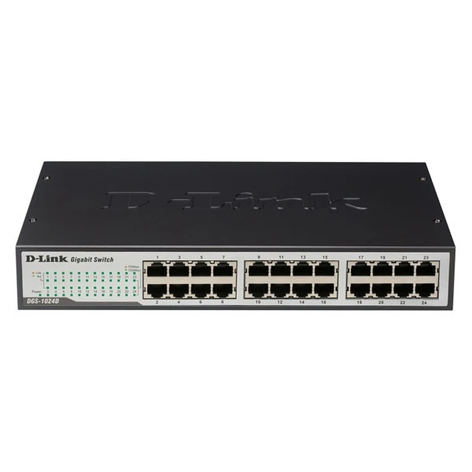 Commutateur Ethernet D-Link DGS-1024D, Switch 24 ports, 10/100/1000 - Photo 1/1
