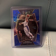 2021-22 Panini Select - Premier Level Russell Westbrook #189 Blue Prizm