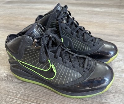 RARE Men s Nike Lebron 7 Dunkman Size 12  Black/Electric Shoes 375664-006