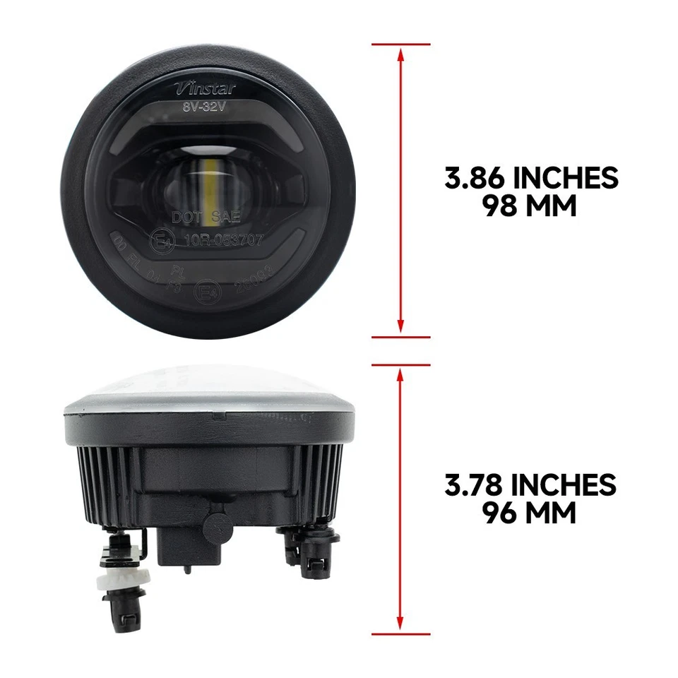 Kit de luces antiniebla LED delanteras DRL para conducción Fit 15-22 Chevy Colorado GMC Canyon Foto 4 de 4