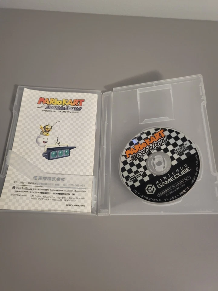 Mario Kart Double Dash Japanese GameCube Version Disc and Manual Tested Working - Image 2 of 4