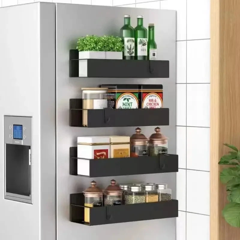 Magnetic Fridge Spice Rack-Hanging Storage Basket Space Saving Kitchen Organizer
Opens in a new wind