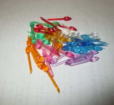 50 Plastic Replacement Mini Flame/Twist Pin Lights for Ceramic Christmas Trees