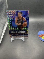 2020-21 Panini Mosaic  Isaac Okoro Blue Chips Silver Prizm