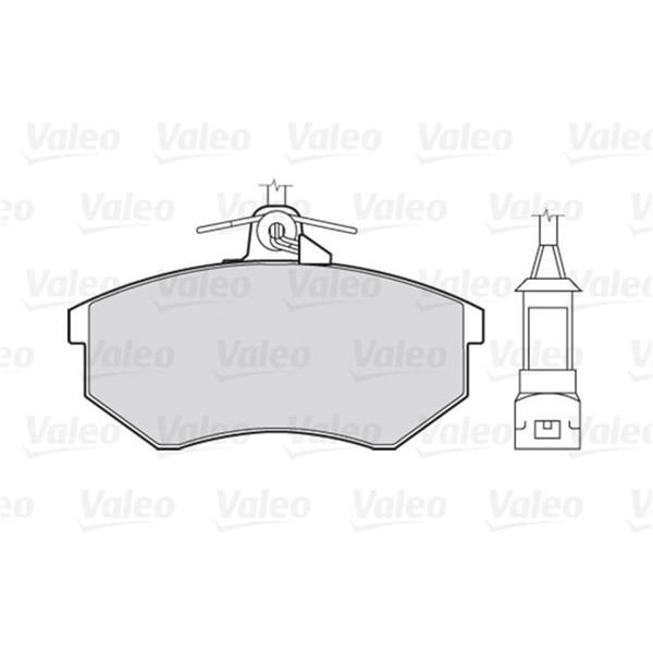Valeo First BremsbelÄGe Vorderachse Passend FÜR Audi 100 200 80 90 A4 Cabriolet-image