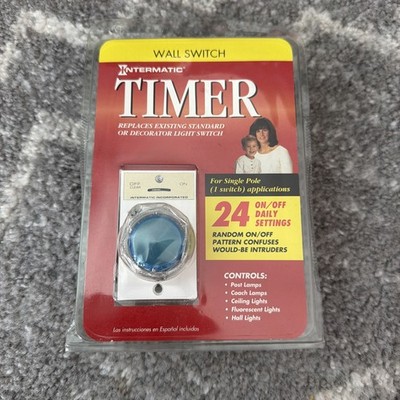 Intermatic Programmable Electronic Wall Switch Security Timer Model EJ341C