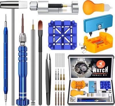 JOREST Watch Repair Kit for Battery Replacement & Link Removal, Resizing &Ope...