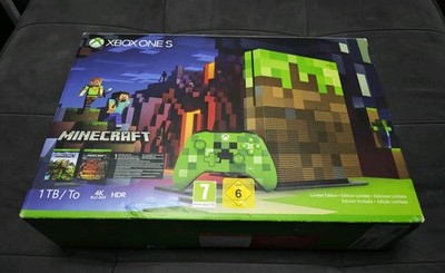 Microsoft Xbox One S Minecraft Limited Edition 1TB in OVP & Top Zustand