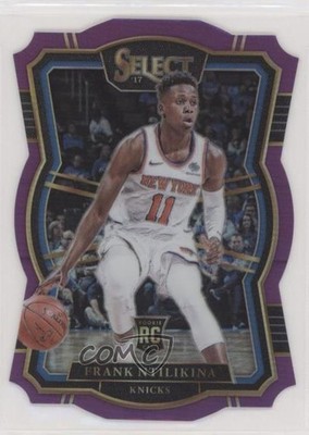2017 Panini Select Purple Die-Cut Prizm 60/99 Frank Ntilikina #185 Rookie RC s7f