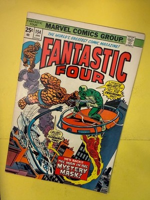 Fantastic Four #154 Len Wein Stan Lee Gil Kane Bronze Age Marvel 1974
