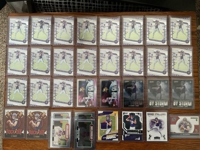 2024 JJ MCCARTHY RC 34-CARD LOT jersey Absolute Contenders Zenith Vikings