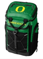 Oregon Ducks Cooler Backpack Green Yellow 26-Can NCAA Bottle Opener Picnic