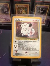 Pokémon TCG Clefairy #6/130 Holo Rare Unlimited Edition Base Set 2