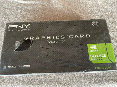 PNY GEFORCE GT630 2048M DDR3 PCI-EXPRESS 2.0 Video 2GB GRAPHICS CARD - NEW !