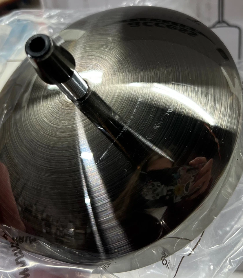 Access Lighting Simplicite 1-Light Black Chrome Pendant Smoke Mirror Glass*READ - Image 2 of 2