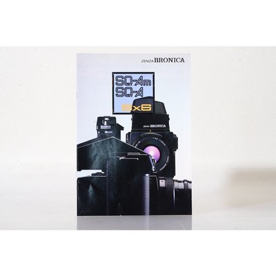 Zenza Bronica SQ-AM / SQ-A 6x6 Prospekt - Broschüre - Leaflet - Brochure