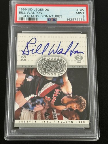 Bill Walton #BW 1999 Upper Deck Legends Legendary Signature card