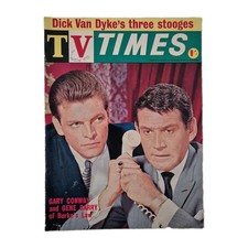 TV Times Vintage Entertainment Magazine July 22, 1964 Gary Conway & Gene Barry