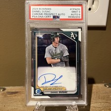2024 Bowman - Chrome Prospect Autographs Daniel Susac #CPA-DS (AU, RC)