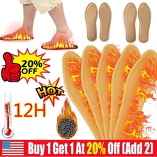 10 pair Self Heating Insoles Winter Thermostatic Thermal Insole Warm Foot Heater