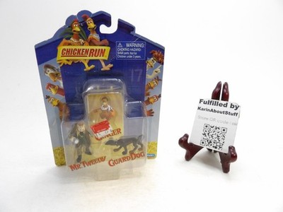 Chicken Run Ginger Mr Tweedy Guard Dog Mini Figure 3 Pack 2000 Playmates 40202