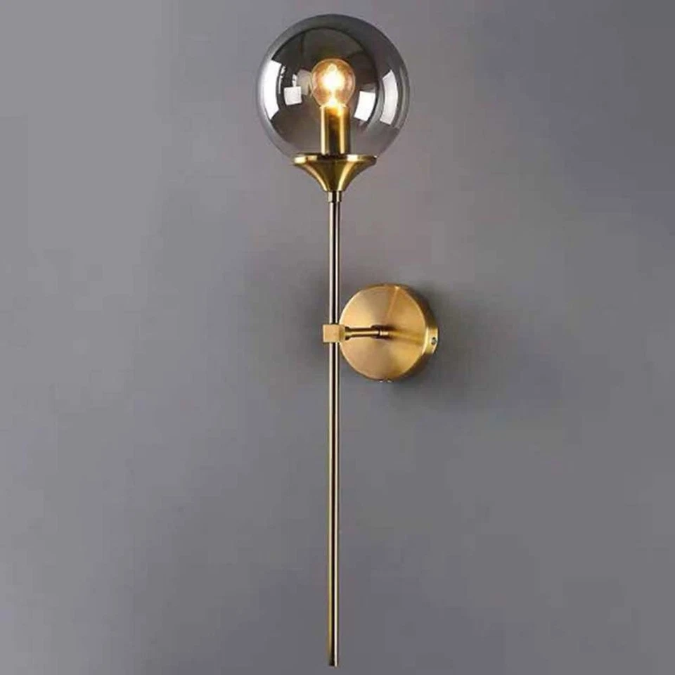 60cm Glaskugel Wandleuchte Moderne Wandlampe Wohnzimmer Schlafzimmer Flurlampe - Bild 3 von 4