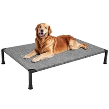 Heavy Duty Elevated Dog Bed - Raised Dog Cot with Washable & Breathable Tesli...
