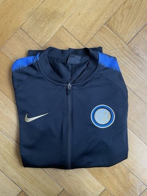 Schwarze Vintage Inter Milan Trainingjacke Gr S