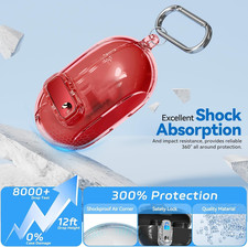 Seucre Lock Case for Beats Solo Buds 2024, with 3-In-1 Cleaner  Keychain, S...