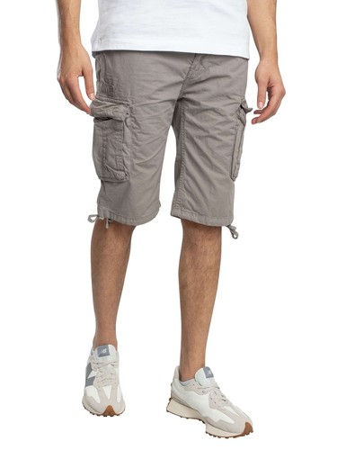 Schott Uomo Tr Ranger 30 Pantaloncini Cargo, Grigio - Foto 1 di 5