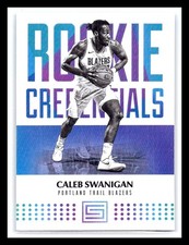 2017-18 Panini Status Rookie Credentials Caleb Swanigan #34 RC