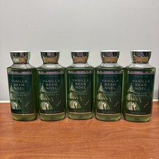 5 Pack Of BATH BODY WORKS Vanilla Bean Noel 10oz Shower Gel/Body Wash
