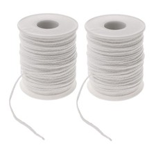 2 Rouleaux De 61 M En Coton Bio Tresse Bougie Mèche Bougie Fabrication De