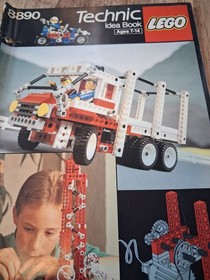 LEGO Instruction Manual Technic Idea Book 8890 No Bricks Pneumatic Punch Hole