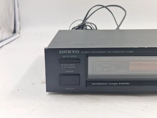ONKYO T-4037 FM/AM Tuner - Working, Scuffs & Scratches - Image 2 of 4