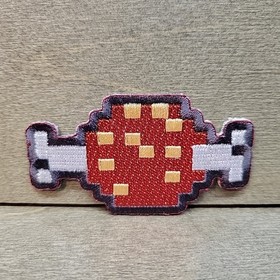 Art&iacute;culo de comida para carne - Legend of Zelda parche Iron-On Nintendo 8 bits NES Pixel
