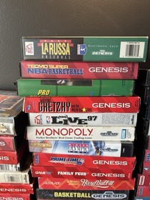 Sega Genesis Bulk Lot Of 49 In Box Games Tested Various Condition