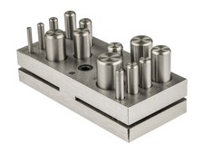 Cooksongold Jewellers Circle Disc Cutter Hole Punch Set Metal Punching