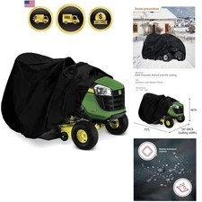 Lawn Mower Cover Waterproof Tractor Cover Fits Decks Up to 54 Outdoor Garden