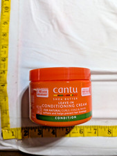 Cantu for Natural Hair Leave-In Conditioning Cream 12 oz/340g Shea Butter New 1.00 per fl oz
