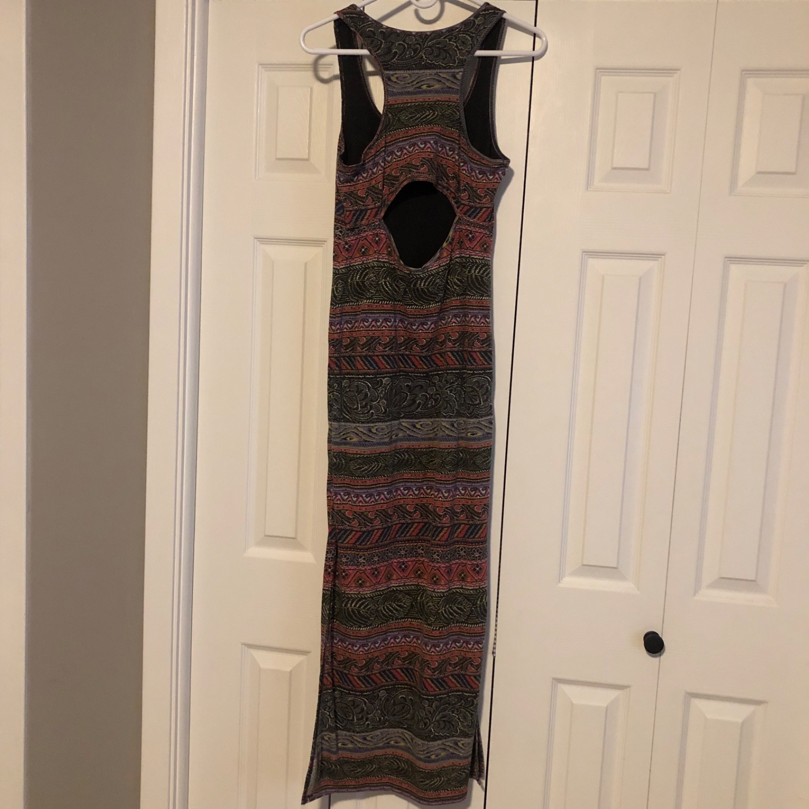 American Eagle Mixed Pattern Racerback Maxi Dress… - image 8