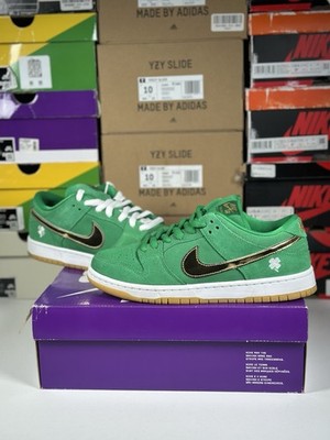 Size 9M - Nike SB Dunk Low Pro St. Patrick's Day 2022 - Very Clean - Ships Fast