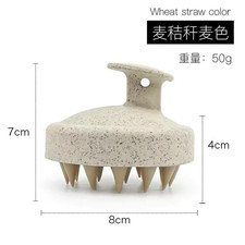1/2 Pcs Silicone Shampoo Brush Body Massage Brush Bath Shower Brush Salon Hairdr