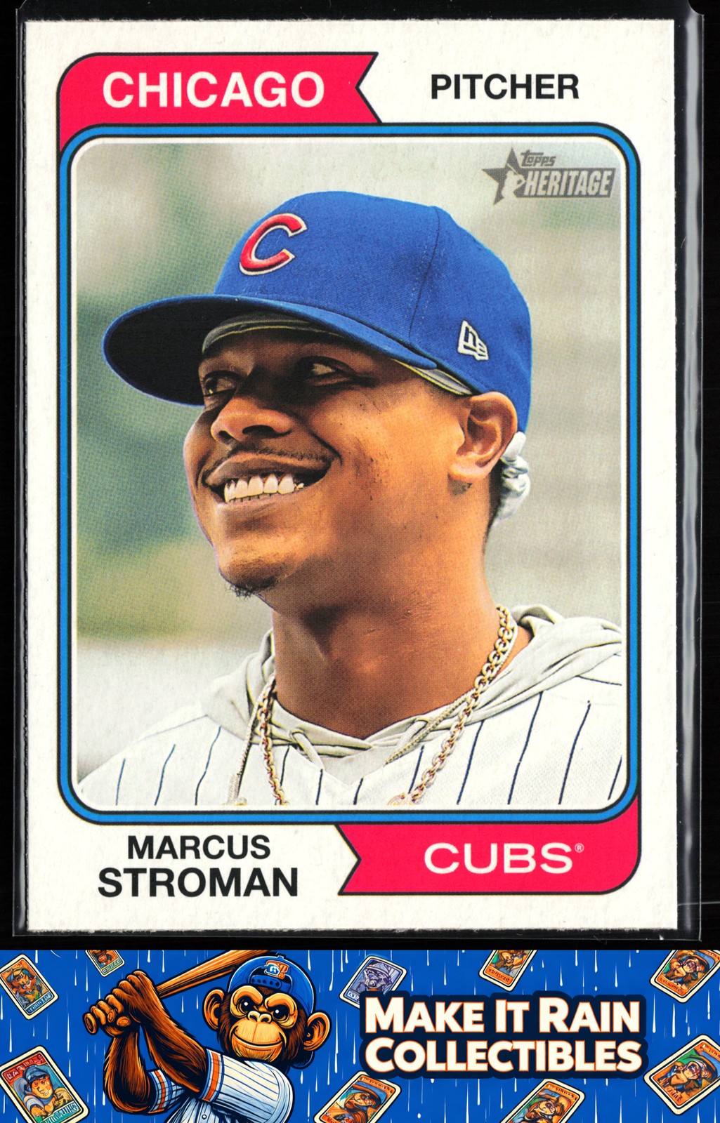 Marcus Stroman 2023 Topps Heritage #212 Chicago Cubs Baseball