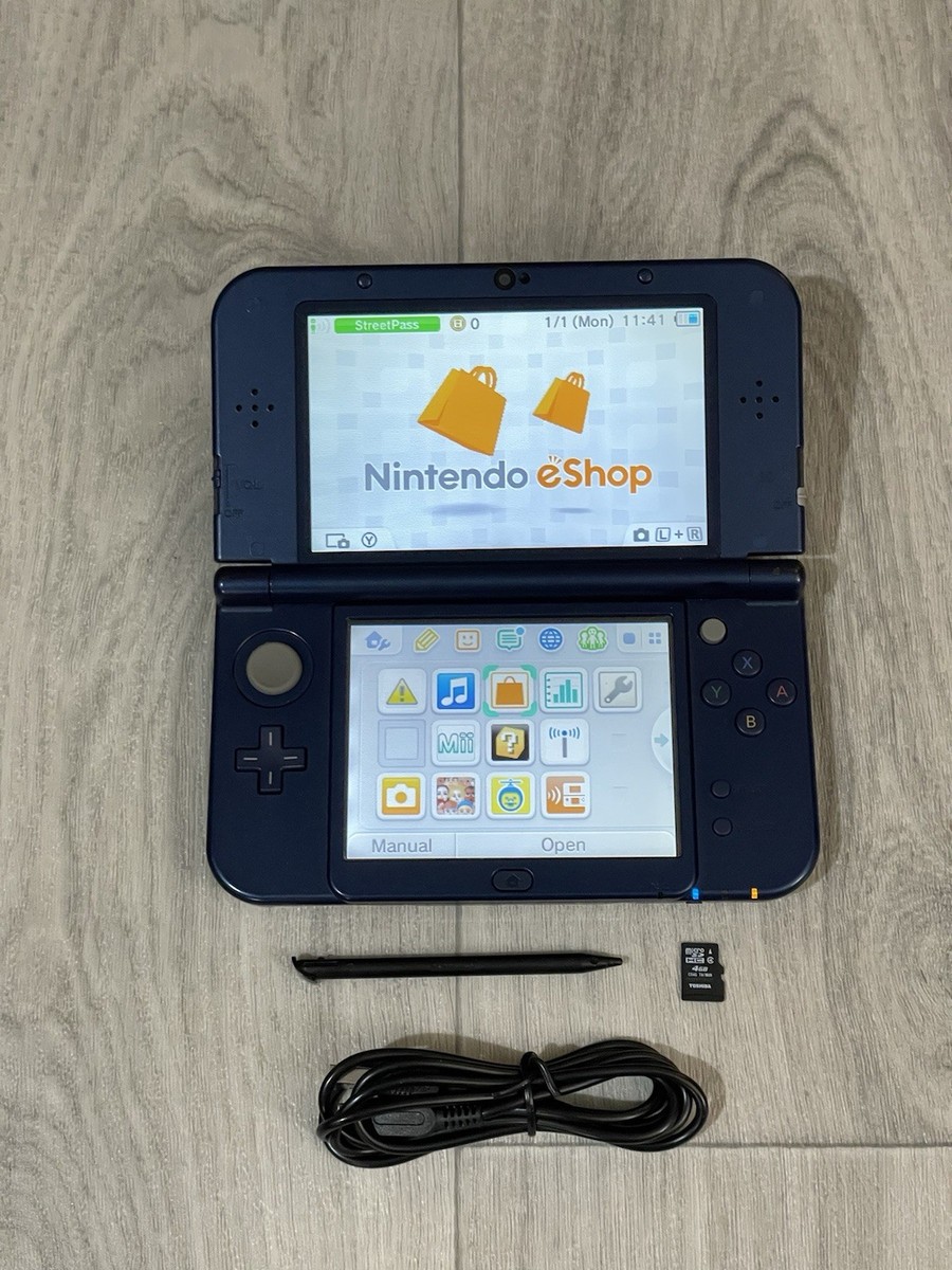 New Nintendo 3DS LL XL Metallic Blue Region Free USA Seller | eBay