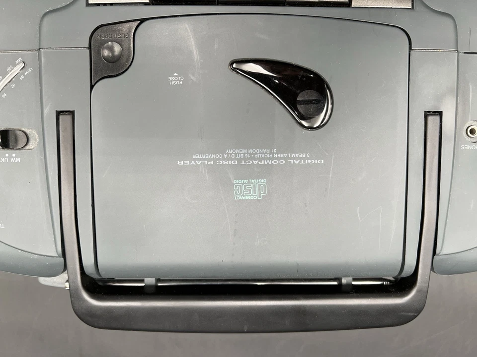 Kassettenrecorder Boombox Radio CD + Kassetten Player Profi Sound #T128 - Bild 4 von 4